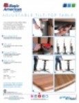 Product Sheet - Adjustable Tilt-Top Table